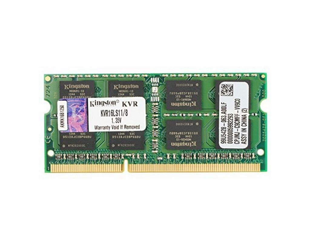 Модуль памяти SODIMM DDR3 8GB Kingston 1600MHz CL11 1.5V 2R 4Gbit - фото №6
