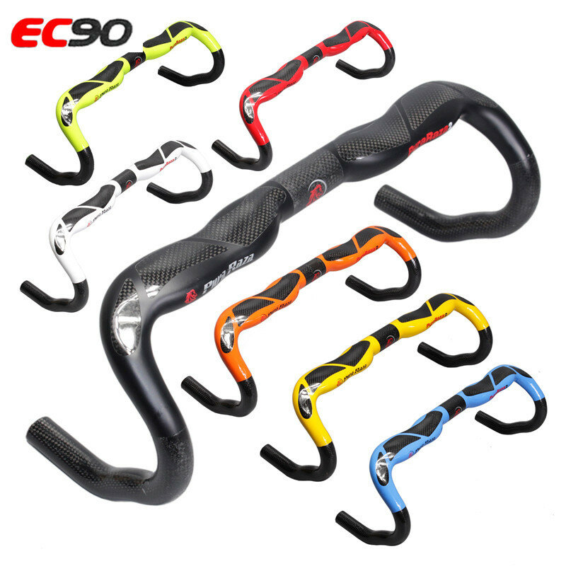 фото Велосипед PURA RAZA, карбоновая рама, изогнутая ручка, желтый