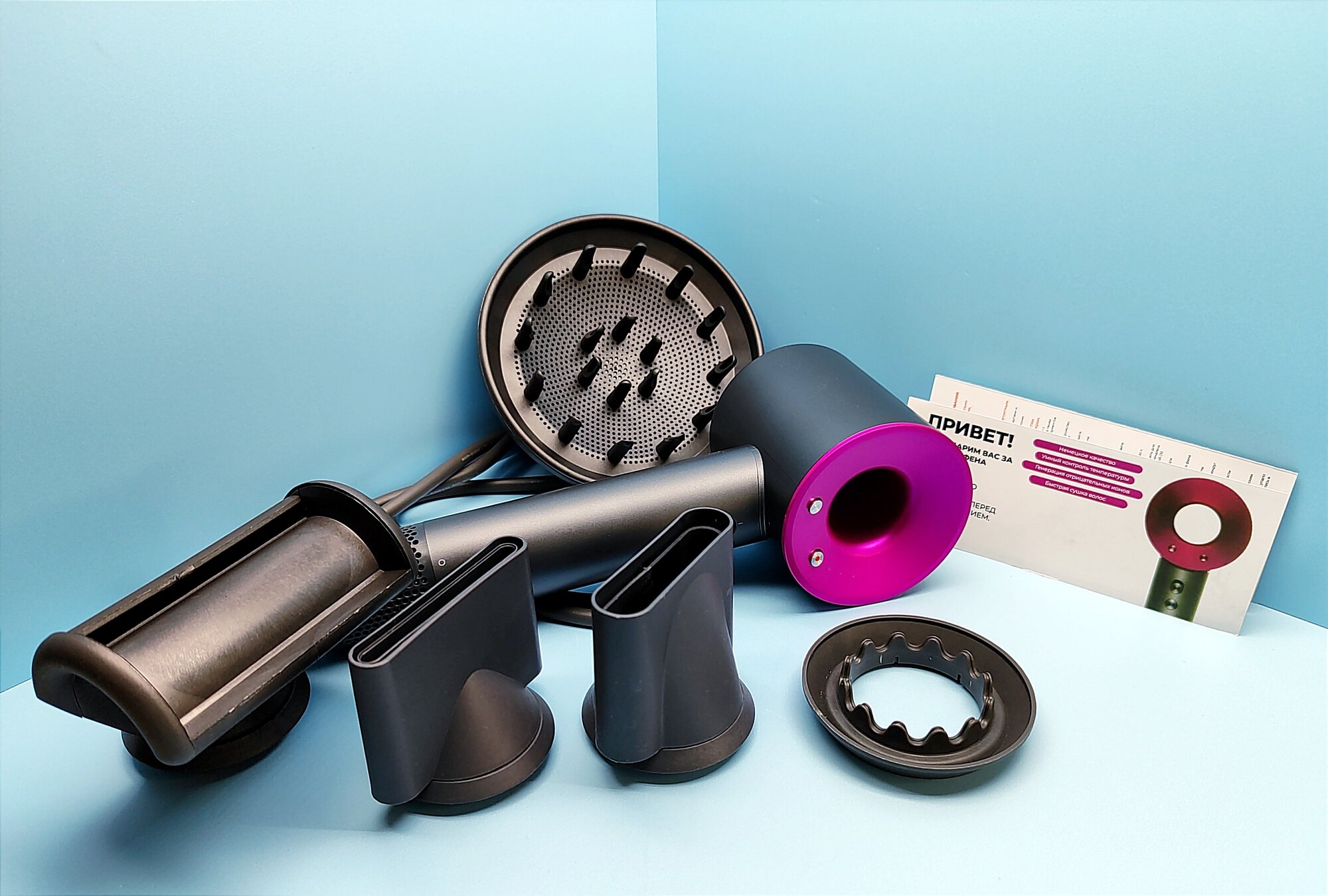 фото Фен для супербыстрой сушки волос Дайсон СуперСоник