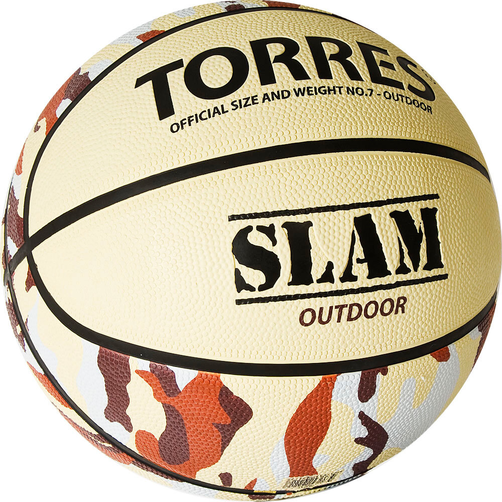 Баскетбольный мяч TORRES Slam, арт. B02067, размер 7, резина