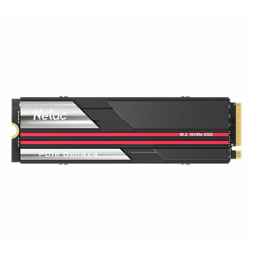 SSD-накопитель M.2 1Тб Netac NV7000Q [NT01NV7000Q-1T0-E4X](3D NAND, NVMe,7100/6200 Мб/с, радиатор) черный