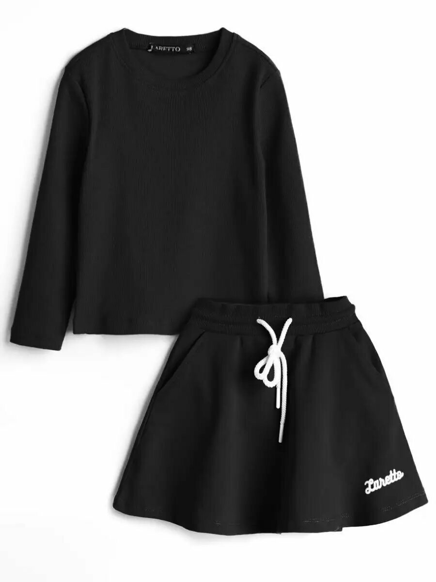 Комплект одежды LARETTO размер 122 черный