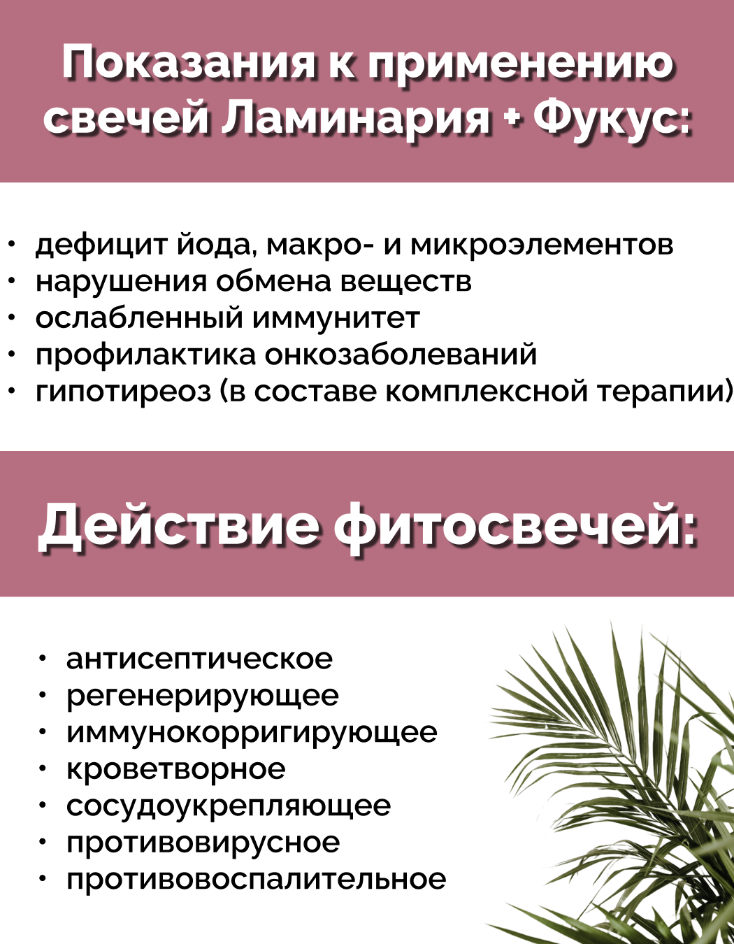 Картинки Свечи Ламинария + Фукус, 1 уп, 10 шт, блистер, Материа Био Профи Центр