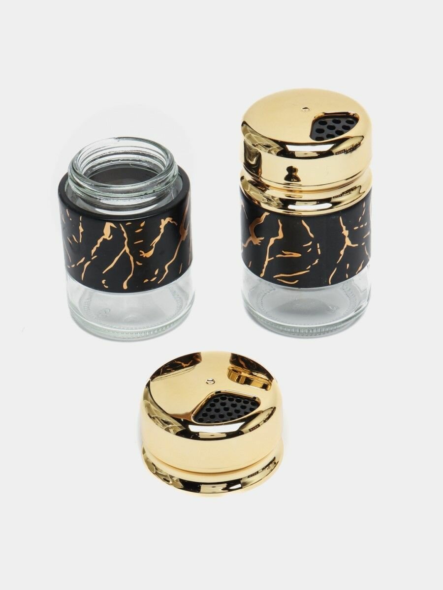 Набор для специй и приправ на вращающейся подставке 6в1 — фото 1