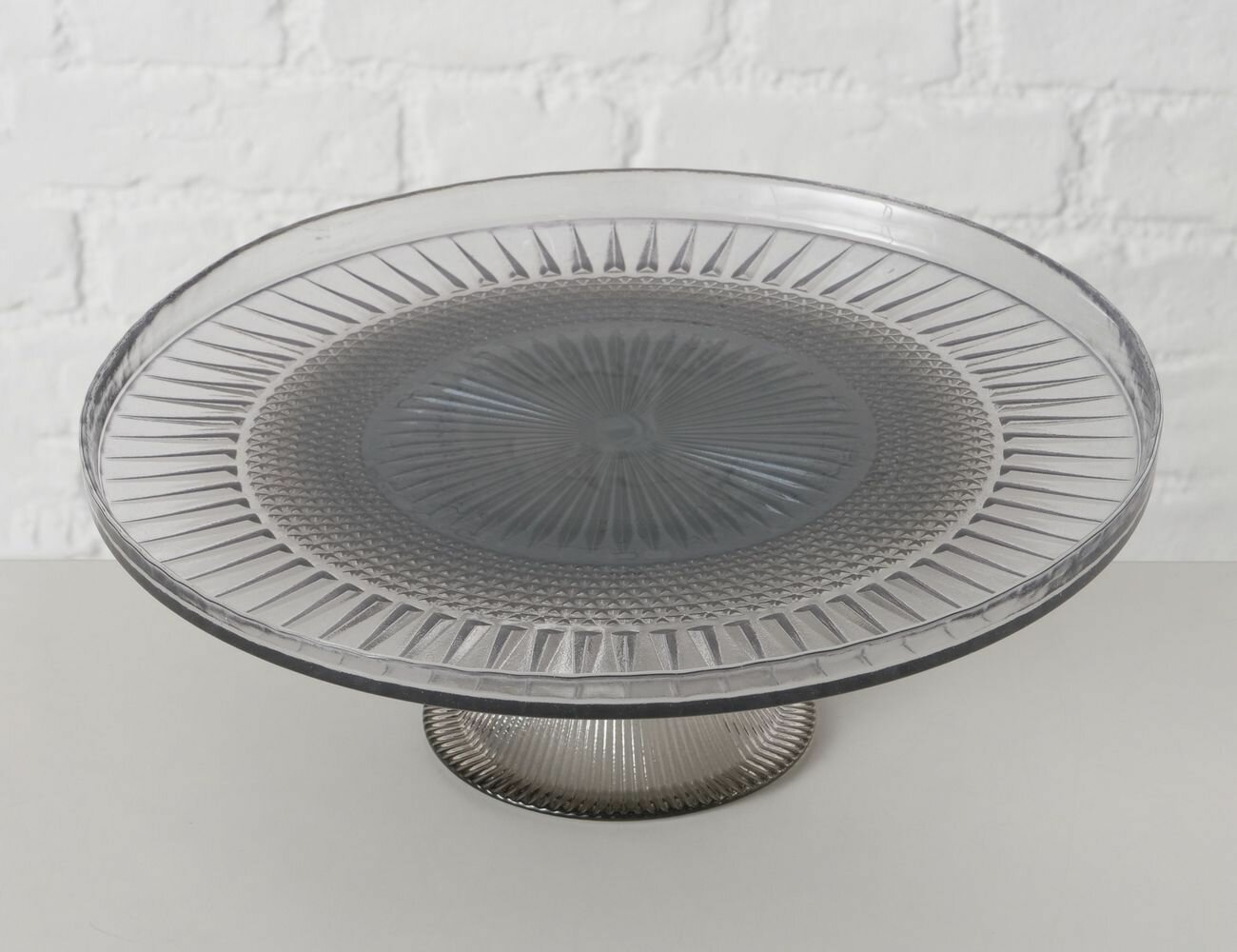 Подставка для торта рокси, стекло, 26 см, Boltze 2053376