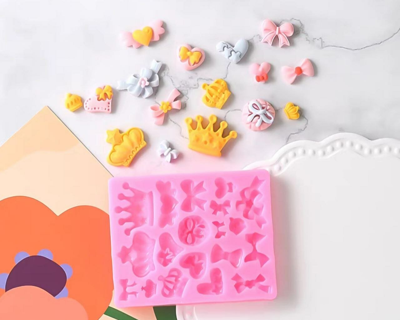 Молд силиконовый для творчества. Корона