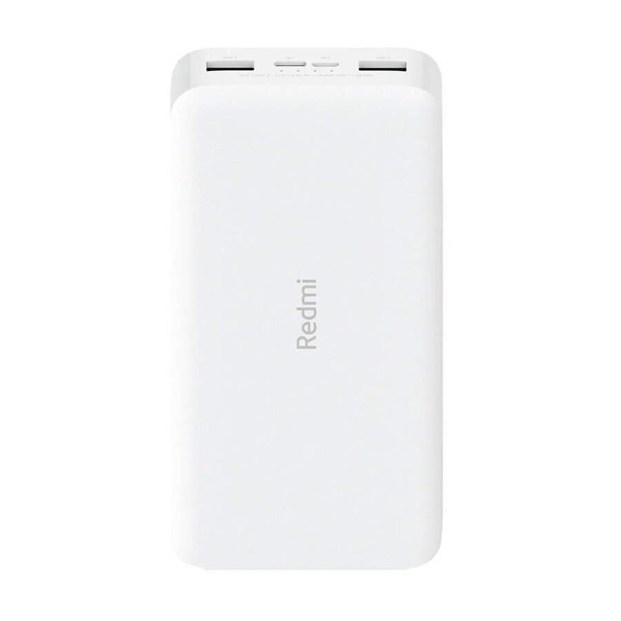 Внешний аккумулятор Xiaomi Redmi 18W Fast Charge Power Bank 20000 мАч, White [VXN4304GL] — фото 1