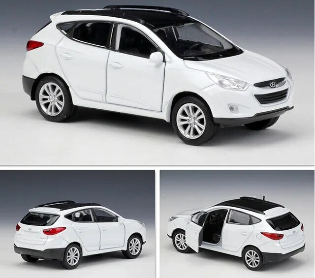 WELLY 1:36 Hyundai Tucson IX35 классическая имитационная модель инерционного автомобиля из сплава металла игрушечная литая машинка для детей подарочная коллекция