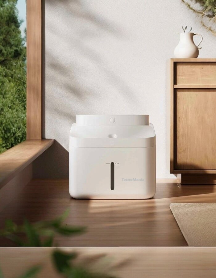 Поилка-фонтан Mijia Smart Pet 2 Water, Wi-Fi, пластик, 3 л, белая — фото 1