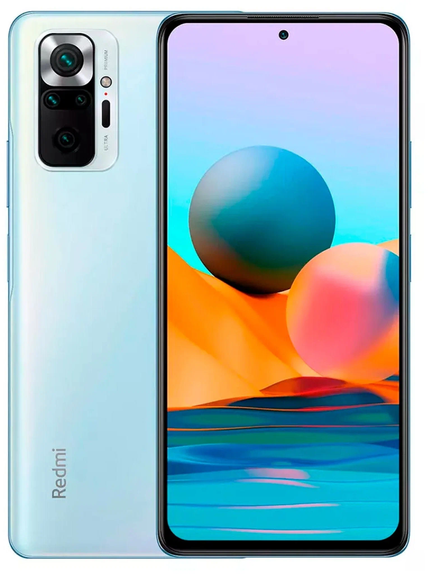 Смартфон Xiaomi Redmi Note 10 Pro 8/256 ГБ, Dual nano SIM, голубой лед