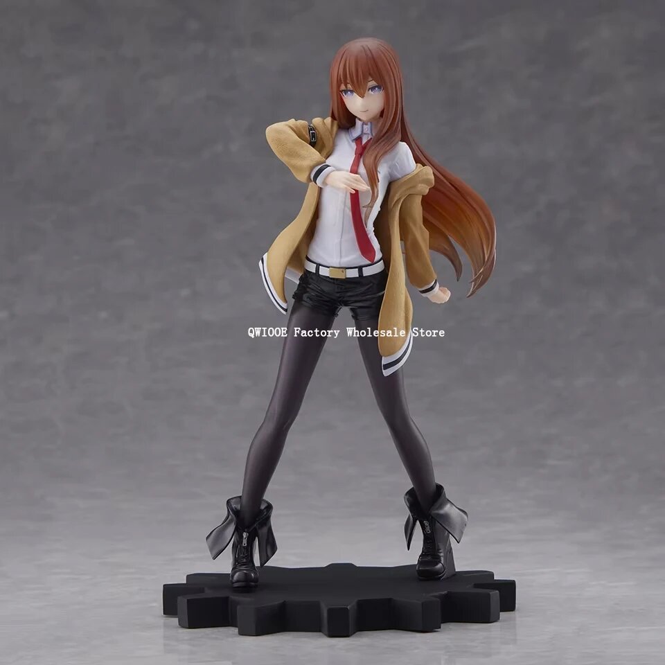 Оригинальная подлинная TAITO Steins Gate 18 см Makise Kurisu ПВХ модель куклы игрушка подарочные фигурки хобби дропшиппинг, Makise Kurisu, Унисекс — фото 1