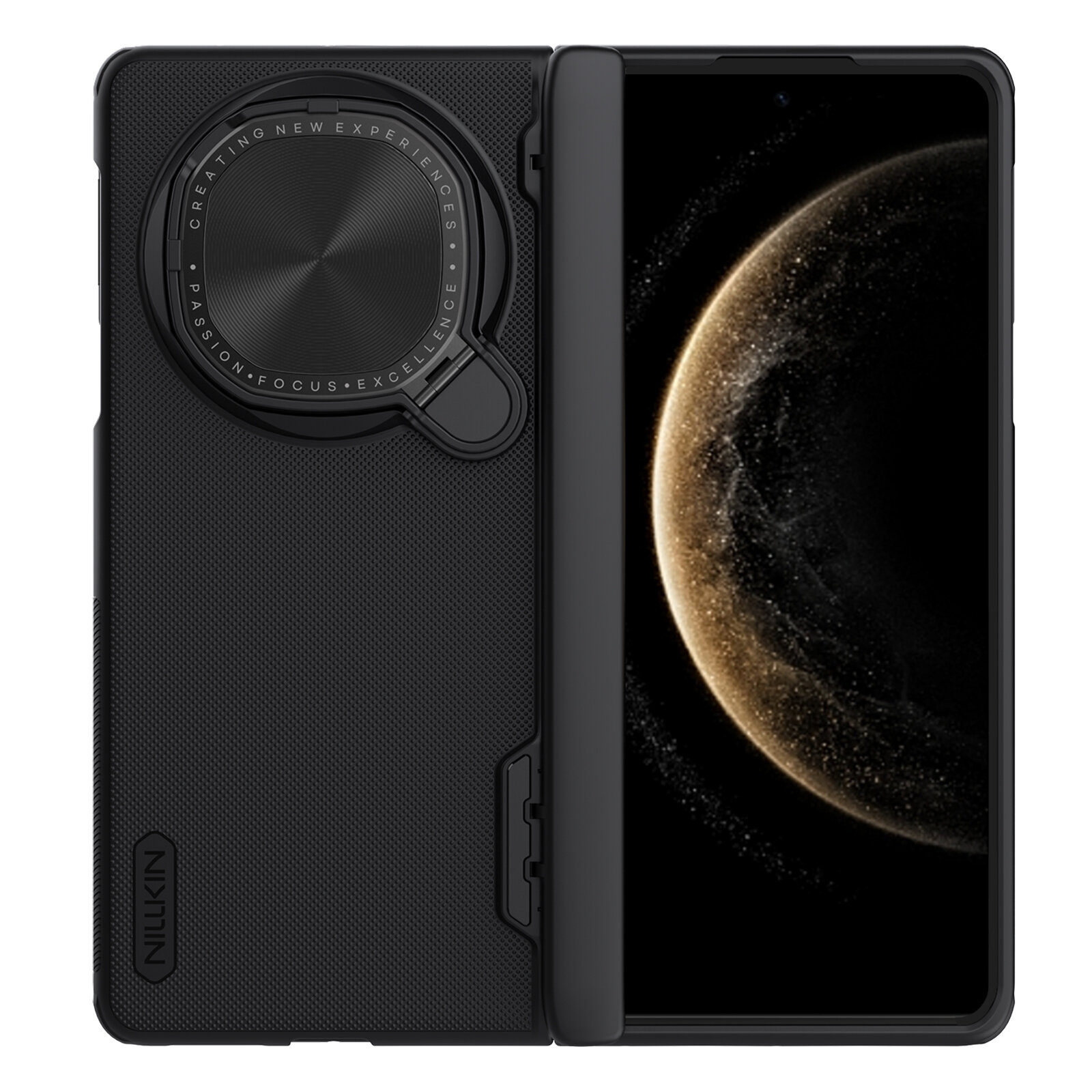Усиленный чехол с поддержкой MagSafe от Nillkin для смартфона Huawei Mate X6, серия Super Frosted Shield Prop Magnetic Case — фото 1
