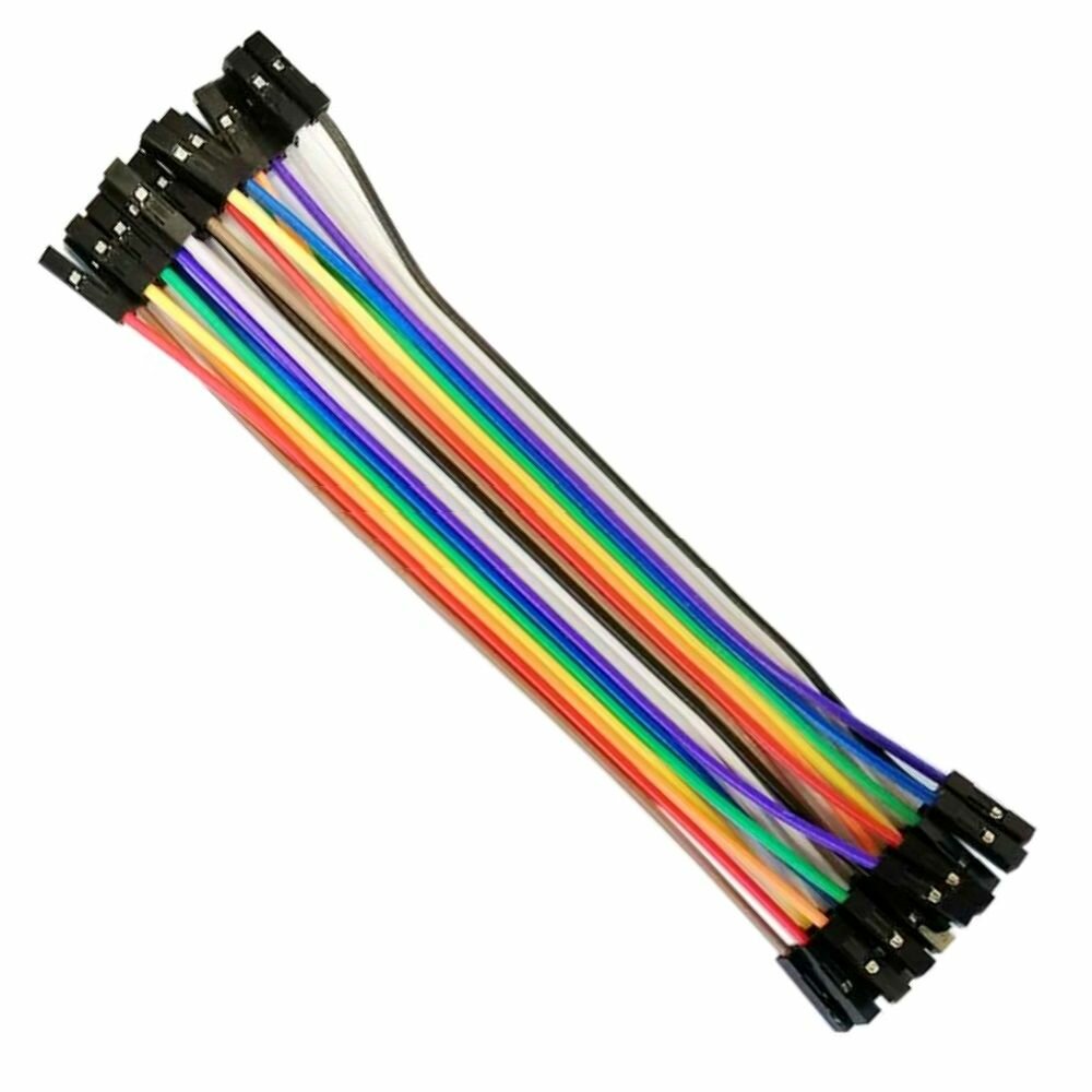 Провода перемычки Dupont мама-мама, 20 см, 40 штук для Arduino, STM32, NodeMCU, Raspberry Pi