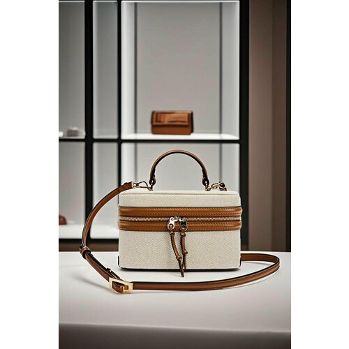 Рюкзак кросс-боди Zara коричневый 1650₽