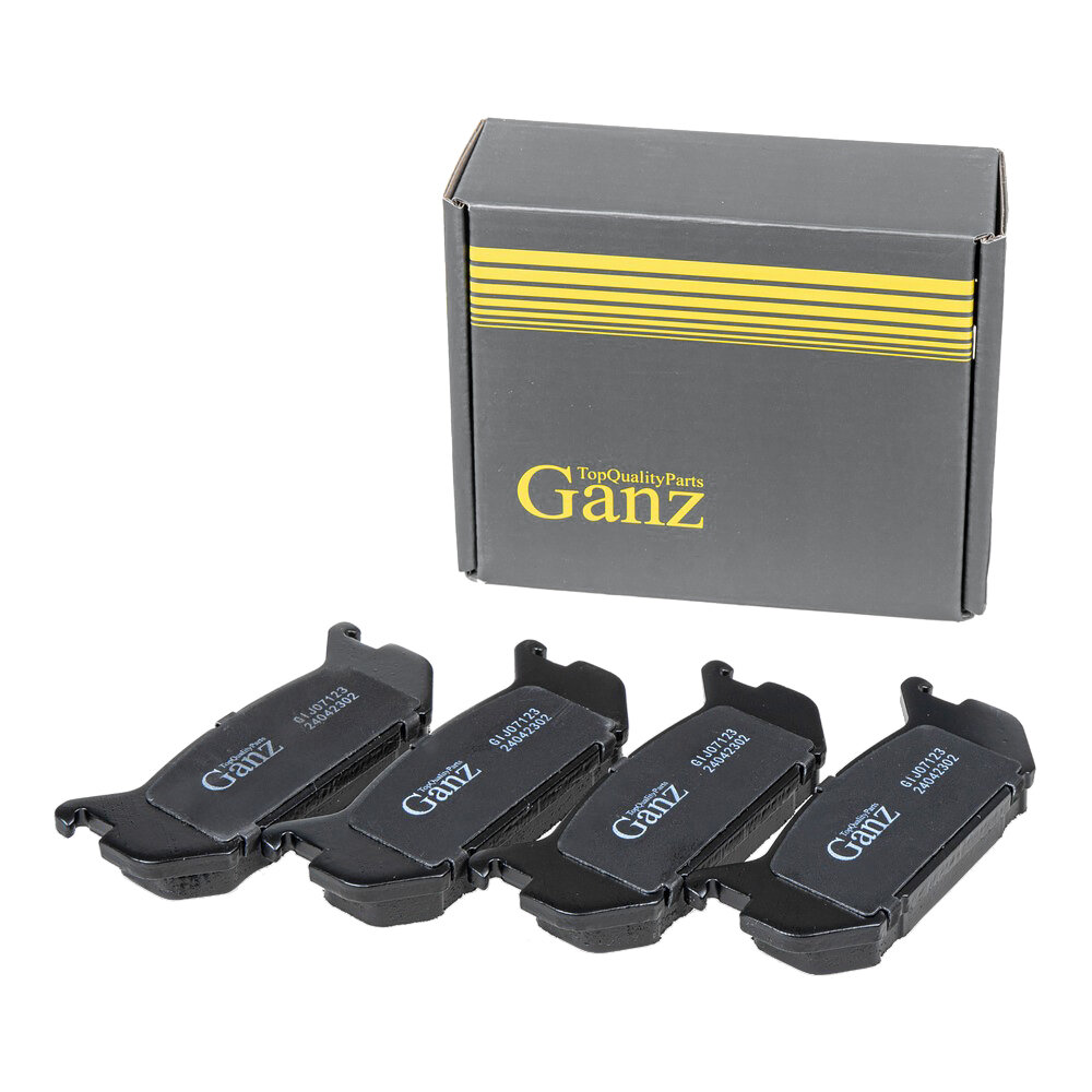 Колодки GANZ задние MAZDA 626(GE) 1.8-2.5 92-97 / Xedos 6(CA) 92-99, F Арт: GIJ07123