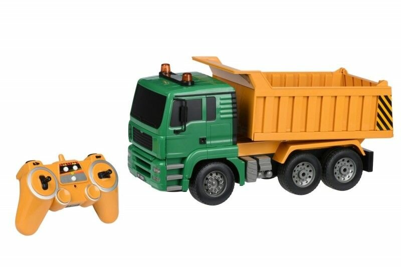 Машинка радиоуправляемая Double Egle "Спецтехника", Самосвал, свет, звук, масштаб 1:20, в коробке