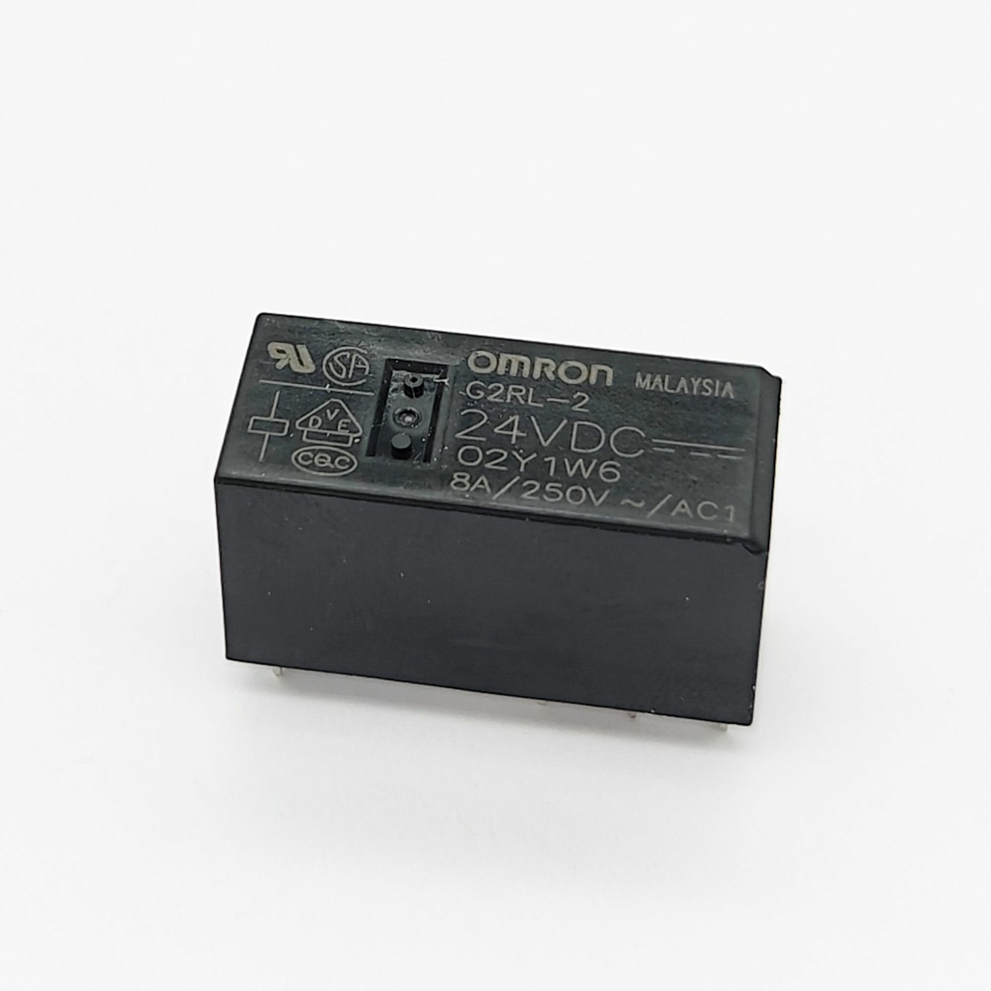 Реле электромагнитное DC 24в, 8а, DPDT, 29*12.7*15.7мм, Omron G2RL-2 24VDC
