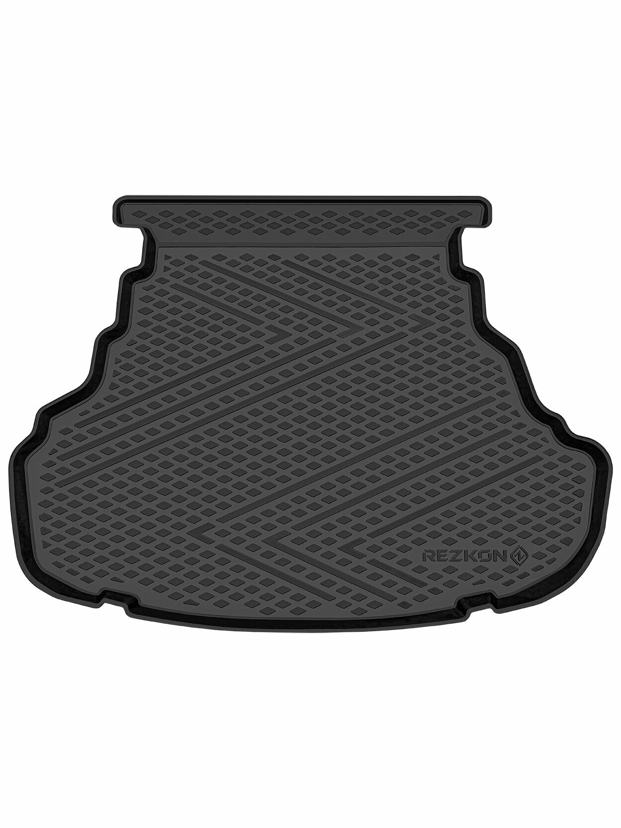Коврик в багажник пластиковый (черный) для Toyota Camry 55 (14-18) (Ser.R)