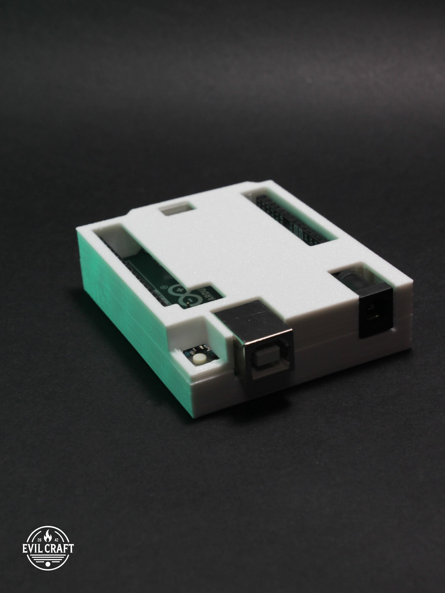 Корпус защитный для Arduino Uno / R3, PLA - пластик, белого цвета — фото 1