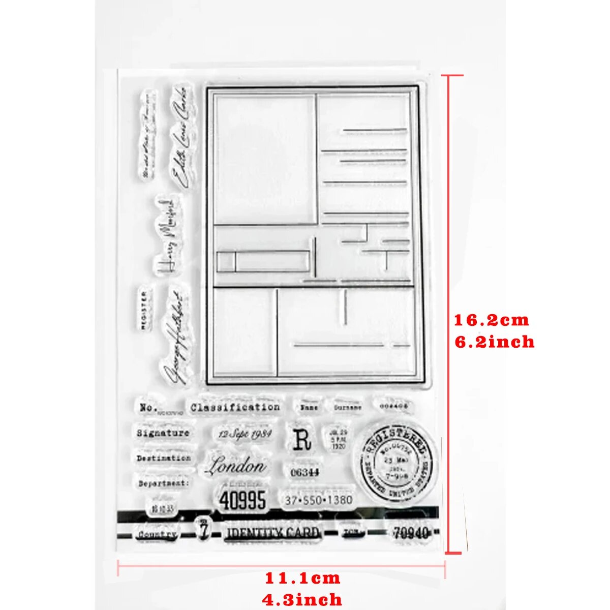 Металлические штампы Mak Бабочка only stamp 40