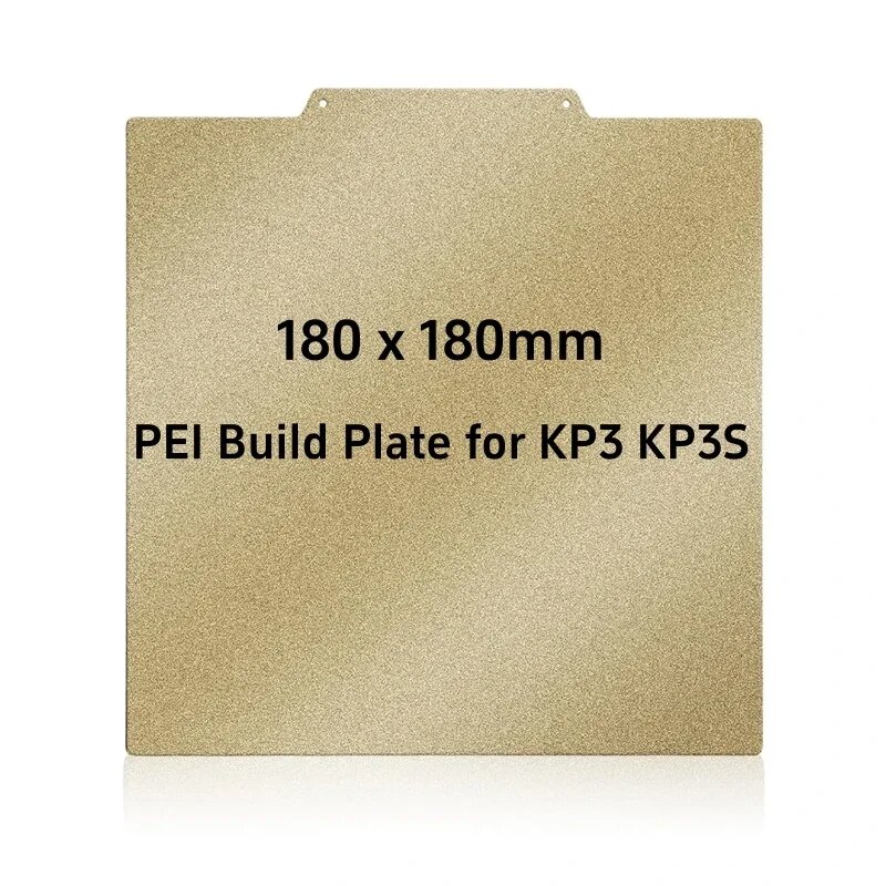 HLKEJI Гибкая рабочая пластина PEI для 3D-принтера 180x180 мм, 180x180mm