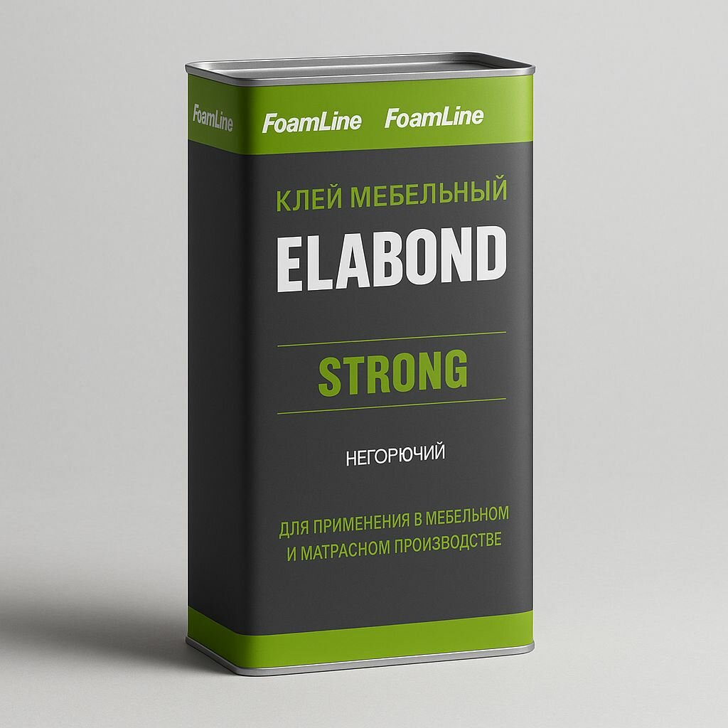 Клей мебельный негорючий Elabond 5 кг для поролона латекса войлока и текстиля универсальный хозяйственный
