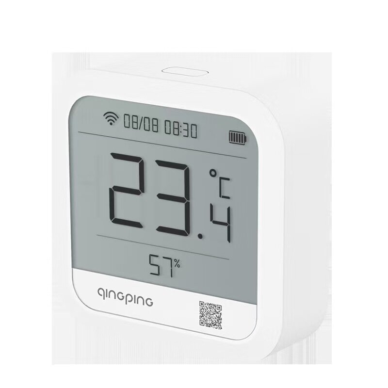 Xiaomi Qingping Монитор качества воздуха Sensor, барометр, 2-в-1 (температура, влажность), белый, бежевый