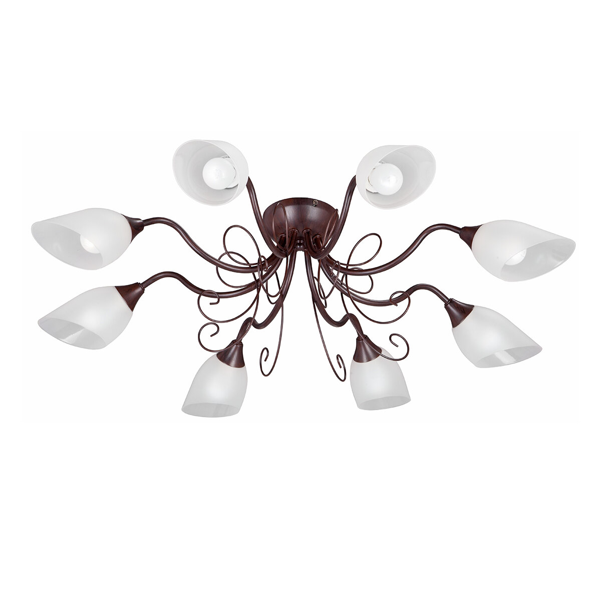 Люстра Vitaluce V1472-7/8PL 8 ламп E14 макс. мощность 40Вт плафон ПП