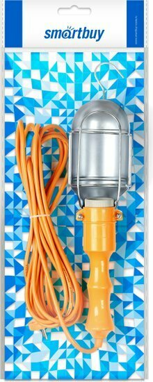 SmartBuy Переносной светильник SMARTBUY (SBF-10-E27) переноска цоколь Е27 с проводом 10м