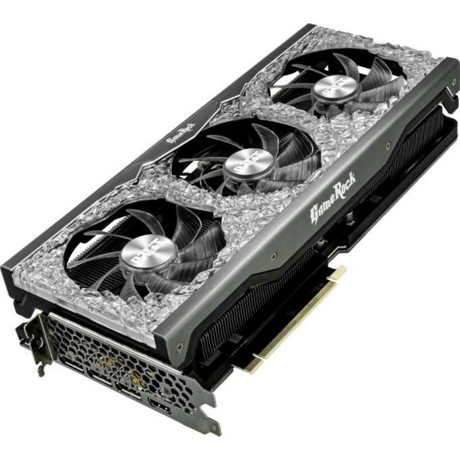 Видеокарта Palit GeForce RTX 3070 GameRock, 8 ГБ, GDDR6, 256 бит, 3 DP, HDMI, LHR