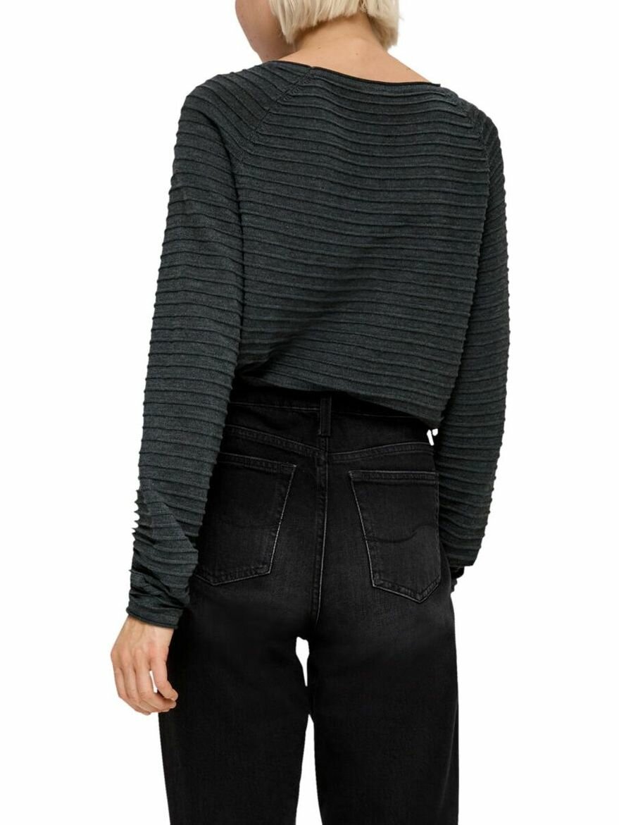 Лонгслив s.Oliver, размер S, , черный — фото 1