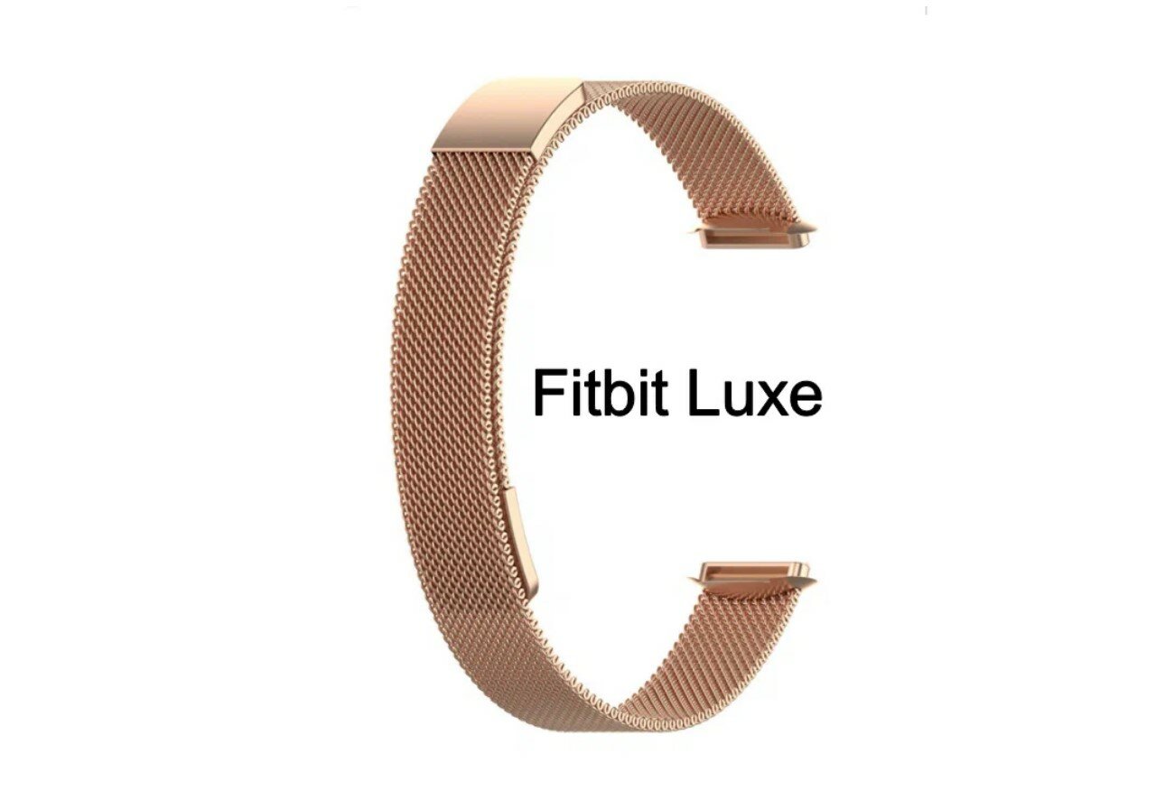 Ремешок-браслет для смарт-часов MyPads Milanese, для Fitbit Luxe, нержавеющая сталь