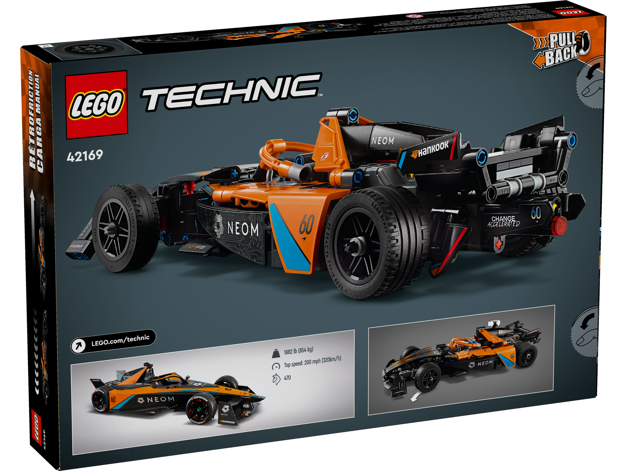 Конструктор LEGO Technic 42169 NEOM McLaren Formula E Race Car — фото 1