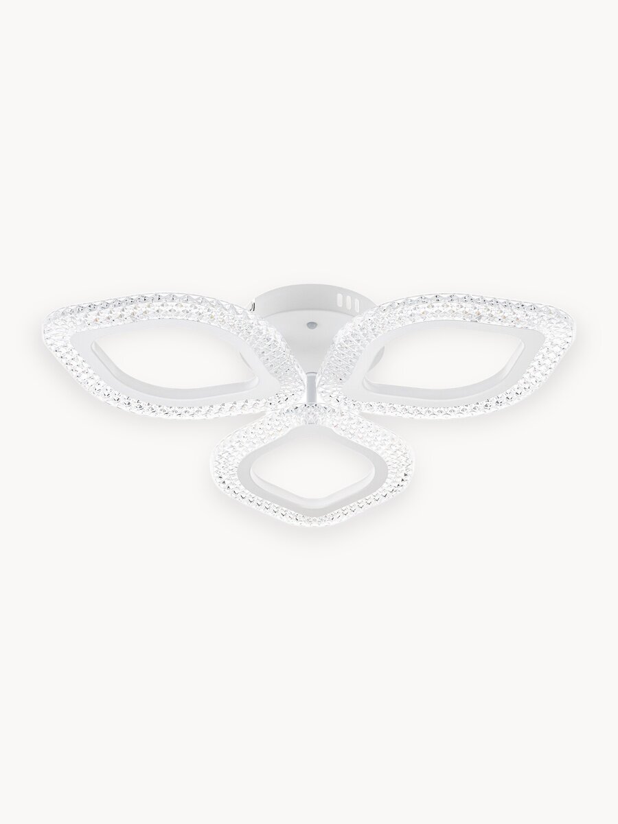 Люстра потолочная светодиодная на кухню, белая, Ritter TERAMO 78 Вт, до 16 м2 52174 1