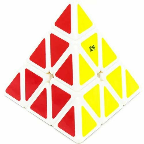 Пирамидка рубика 3x3 MoYu Pyraminx Белый / Головоломка для подарка головоломка moyu pyraminx черный