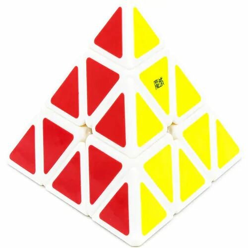 фото Пирамидка рубика 3x3 MoYu Pyraminx Белый / Головоломка для подарка
