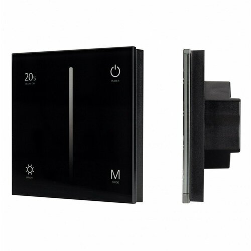 arlight панель smart p35 dim in black 230v 0 10v sens 2 4g ip20 пластик 5 лет 028113 3 шт Arlight Панель SMART-P35-DIM-IN Black (230V, 0-10V, Sens, 2.4G) (IP20 Пластик, 5 лет) 028113 (3 шт.)