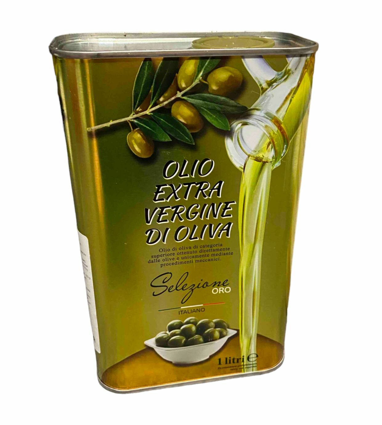 Натуральное оливковое масло Extra Vergine Di Oliva Gold 1л