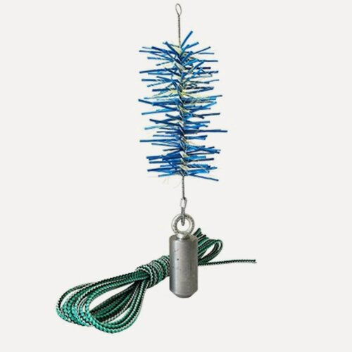 Изображение товара Набор Трубочиста, щётка, пластиковый, для чистки дымоходов, диаметр 100мм