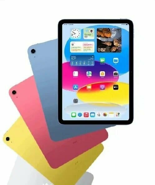 Планшет Apple, iPad 10.9", 2022 г, Wi-Fi, розовый, 64Гб, экран 10.9", OLED — фото 1