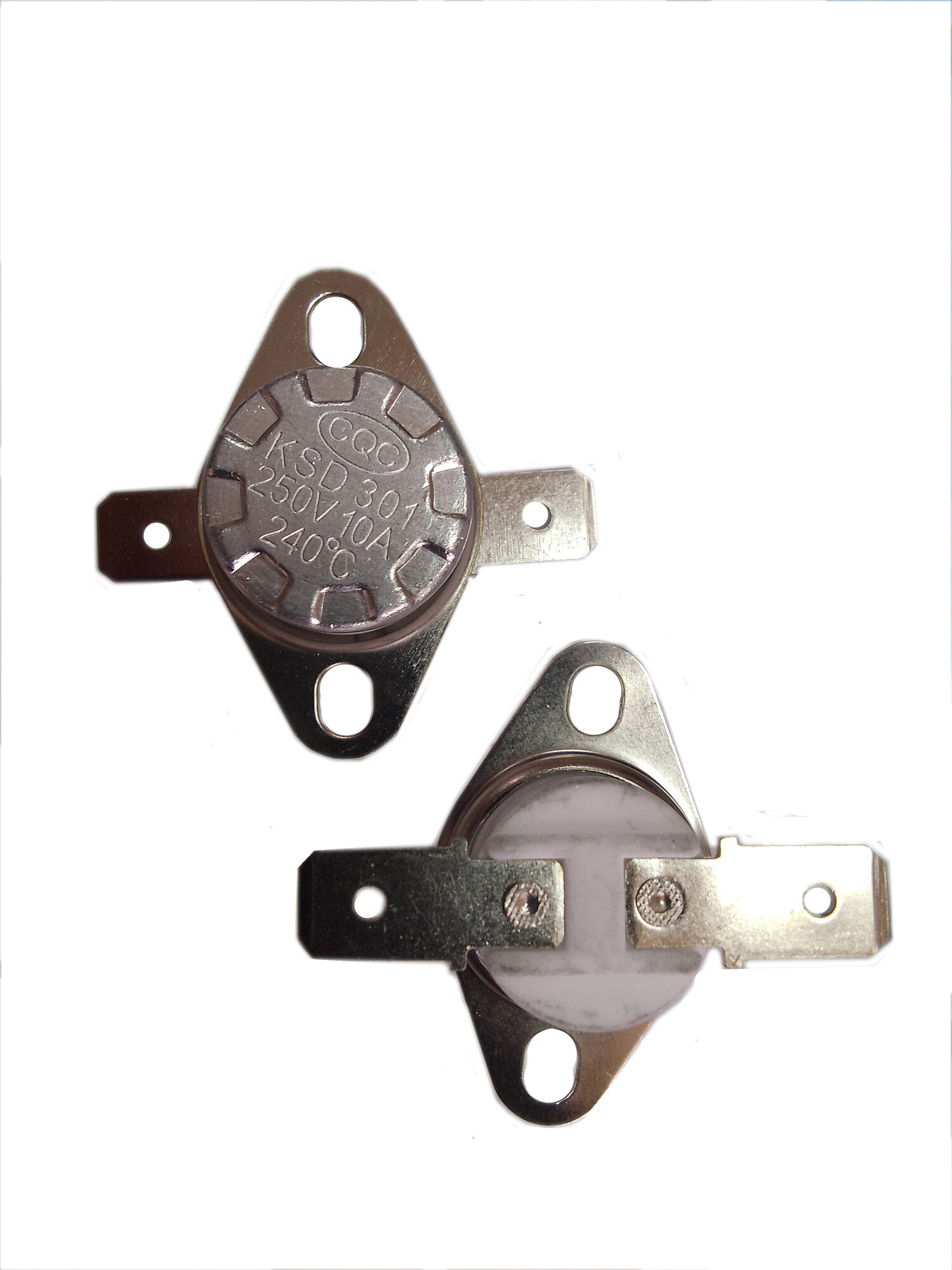 Термостат: KSD301 250V 10A 240°C NC cera 2 штуки