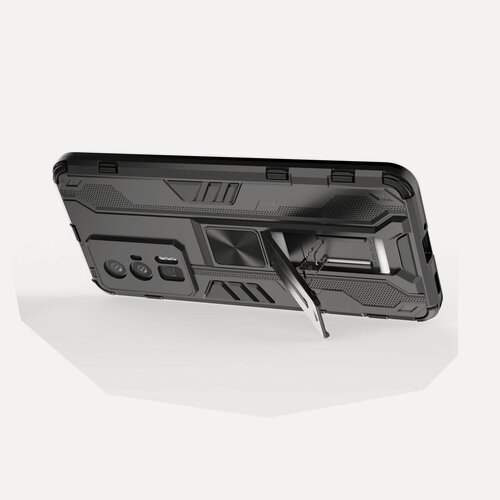 Изображение товара Противоударный чехол с подставкой Transformer для Poco F5 Pro черный