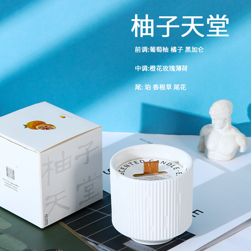 Ароматическая свеча Between incense "Грейпфрутовый рай", соевый воск, форма чашки, 5.0