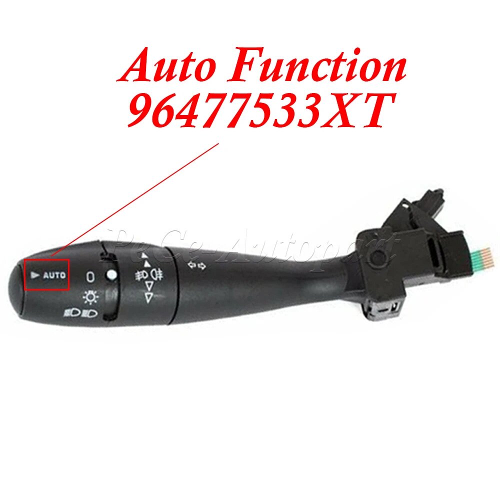 Переключатель указателя поворота для PEUGEOT 1007 206 207 307 406 407 807, звуковой сигнал рулевой колонки 96477533 XT 96595087 XT 96608841 XT, Auto Function