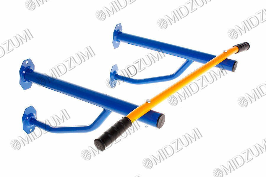 Турник настенный Midzumi Kishiro синий, с нагрузкой до 120 кг. — фото 1