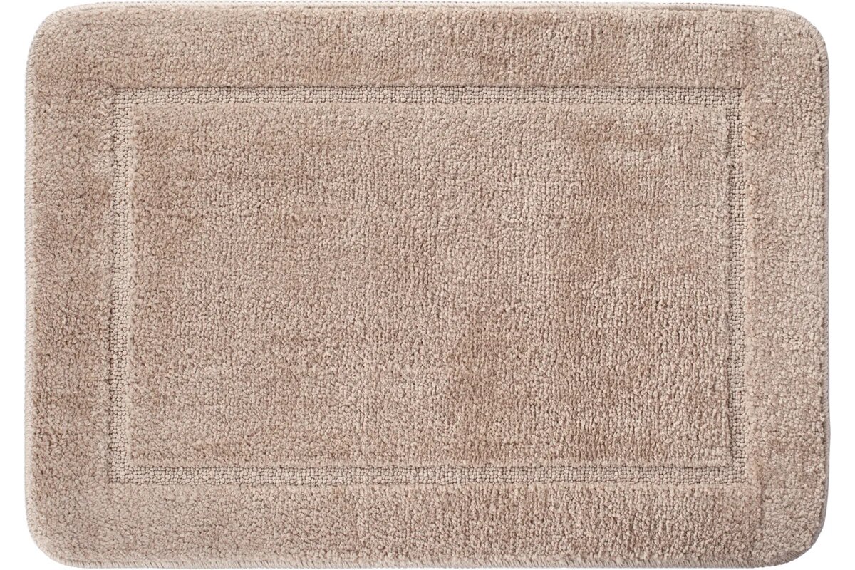 Коврик в ванную IDDIS микрофибра 65 x 45 см светло-коричневый