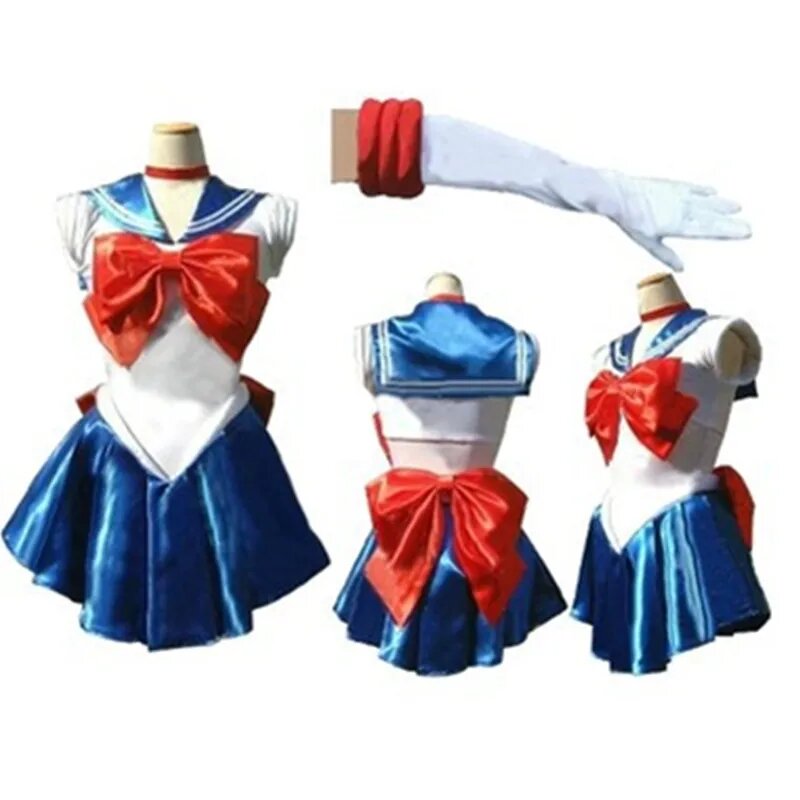 Костюм Сейлор Мун для взрослых THXX, M, Anime Sailor Moon, Синий, Женский