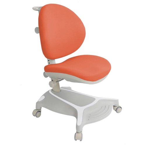 Детское кресло Adonis Grey с оранжевым чехлом