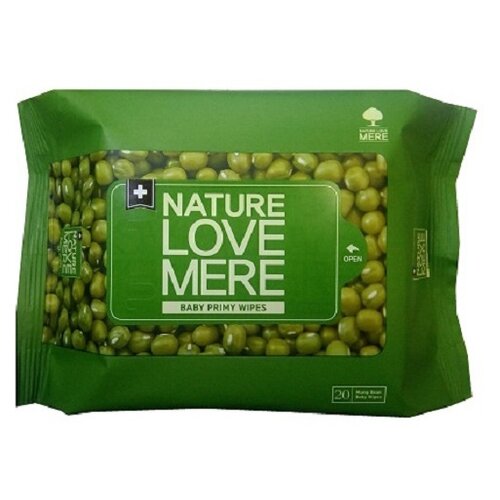 Влажные салфетки Nature Love Mere Mung Bean Wet Tissue 20 шт.