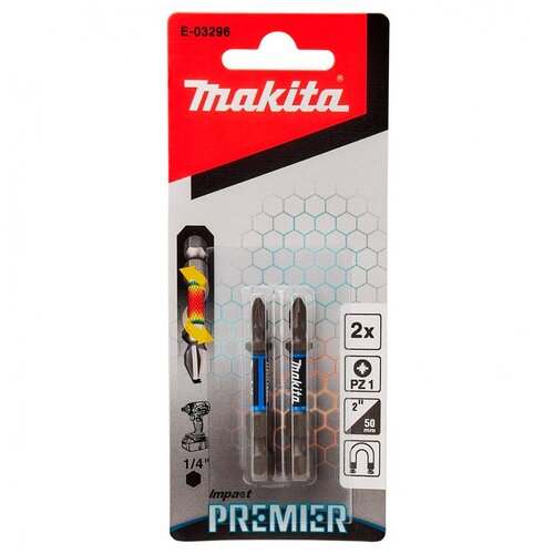 Насадка Makita Impact Premier PZ1, 50 мм, E-form (MZ), 2 шт.